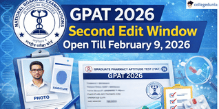 GPAT 2026 Second Edit Window Open Till February 9 at natboard.edu.in